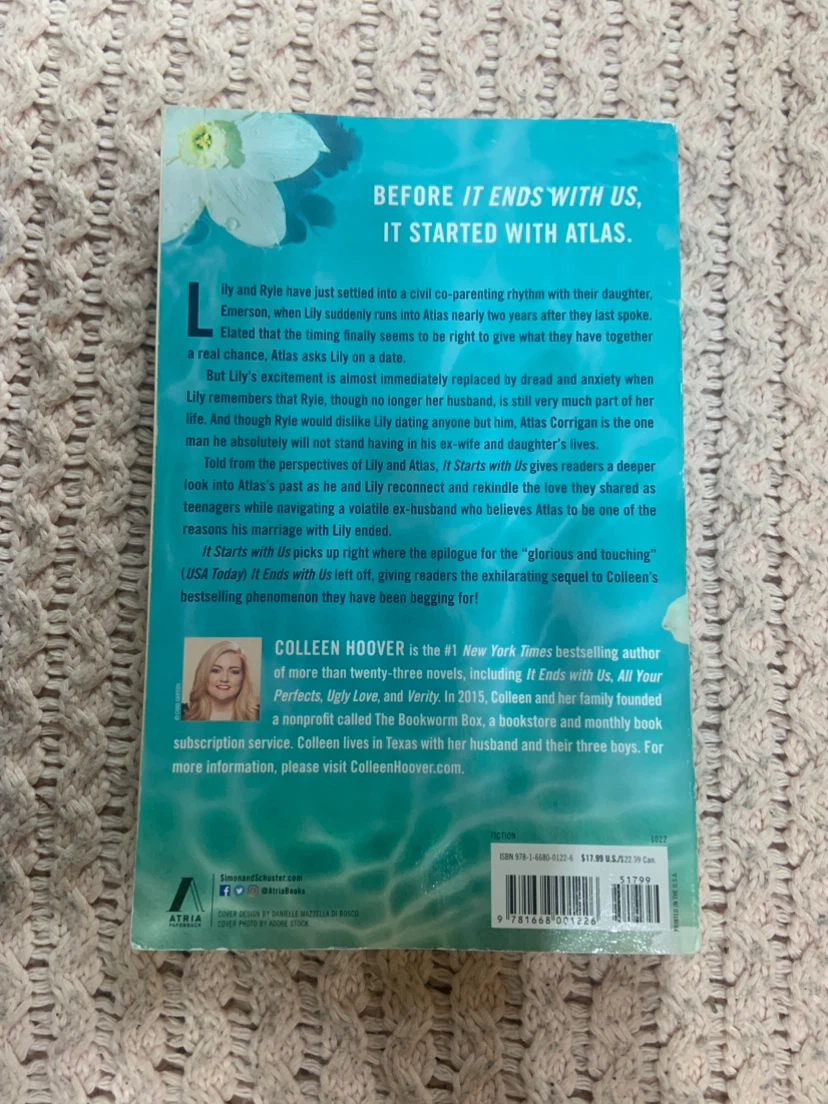 Verity and It Starts with Us by Colleen Hoover - photo 5