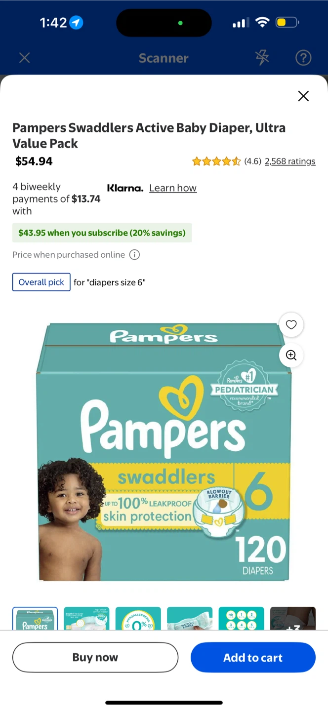 NEW Pampers size 6 (120ct) - photo 2