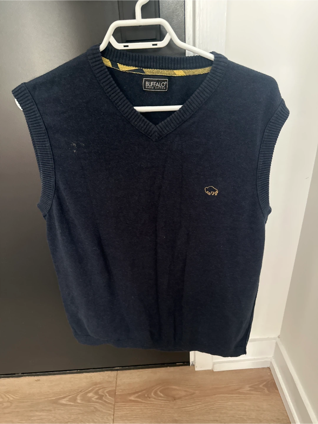 Navy V-Neck Sweater Vest