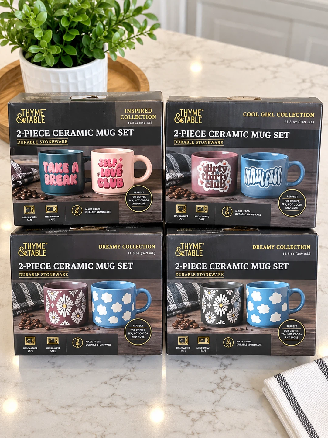 ☕✨ Thyme & Table Ceramic Mug Sets – NEW! ✨☕