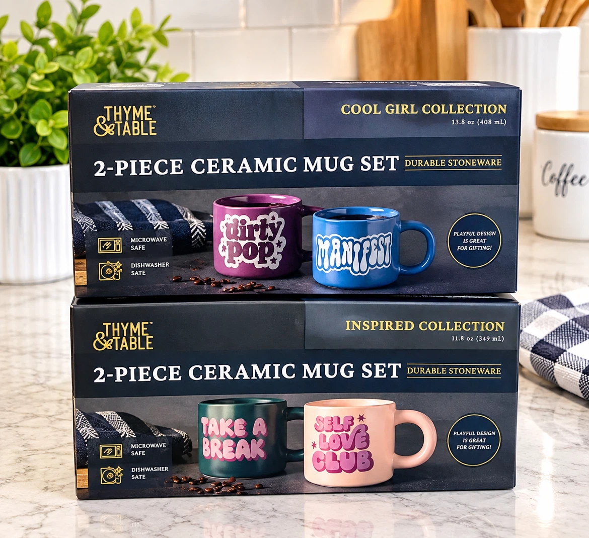 ☕✨ Thyme & Table Ceramic Mug Sets – NEW! ✨☕ - photo 3