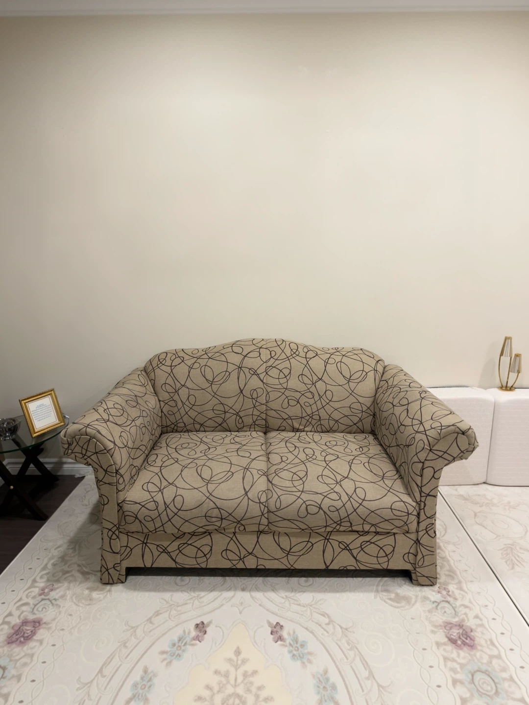 Two-Seater Fabric Sofa