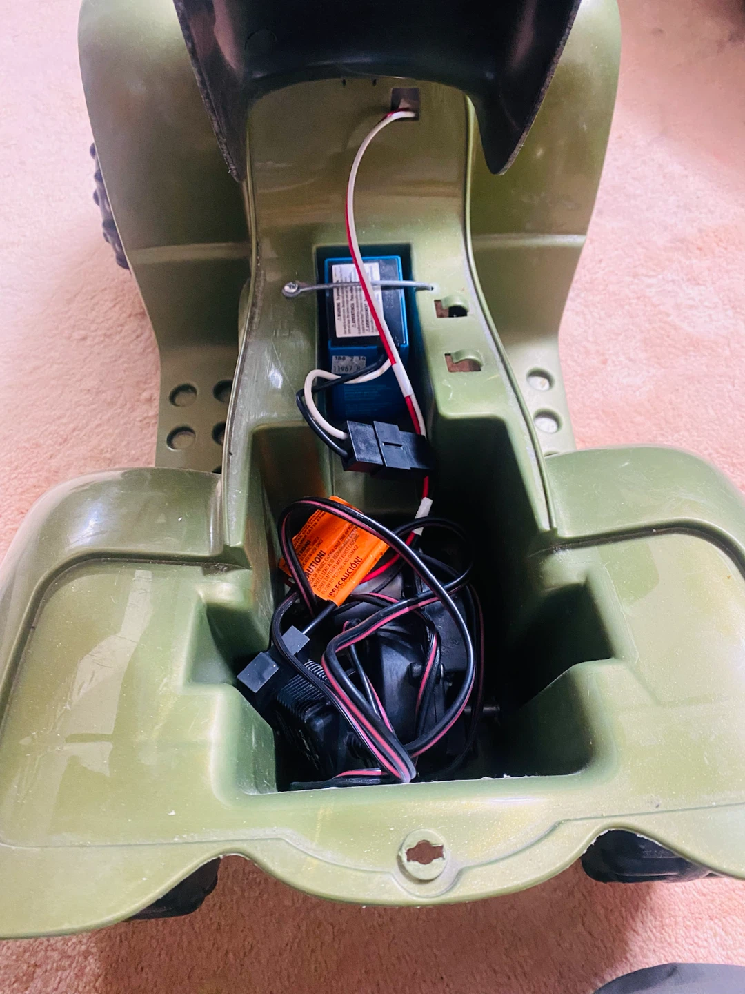 Kids electric ATV bike (like new) - photo 3