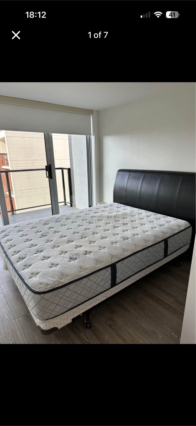 Dismantled Queen Bed Frame & Mattress – Ready for Pickup!