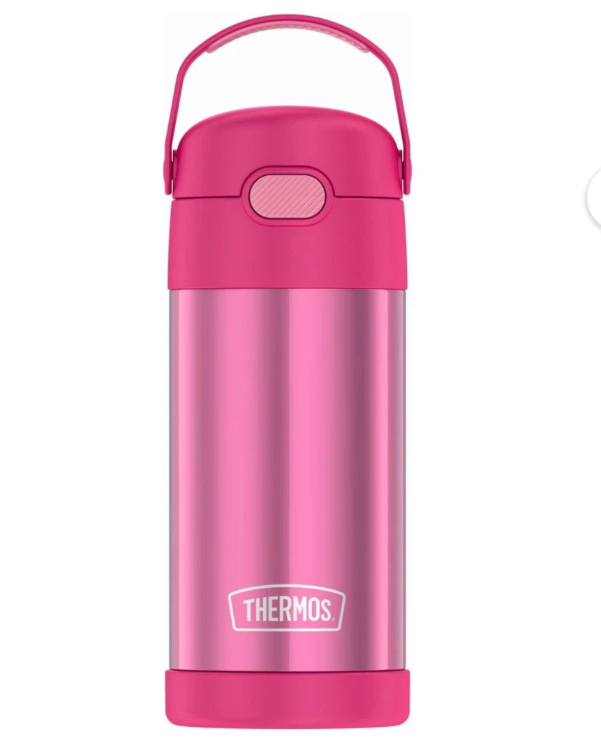 NEW Thermos Kids FUNtainer Water Bottle 355ml – Pink – $12 💗 - photo 2