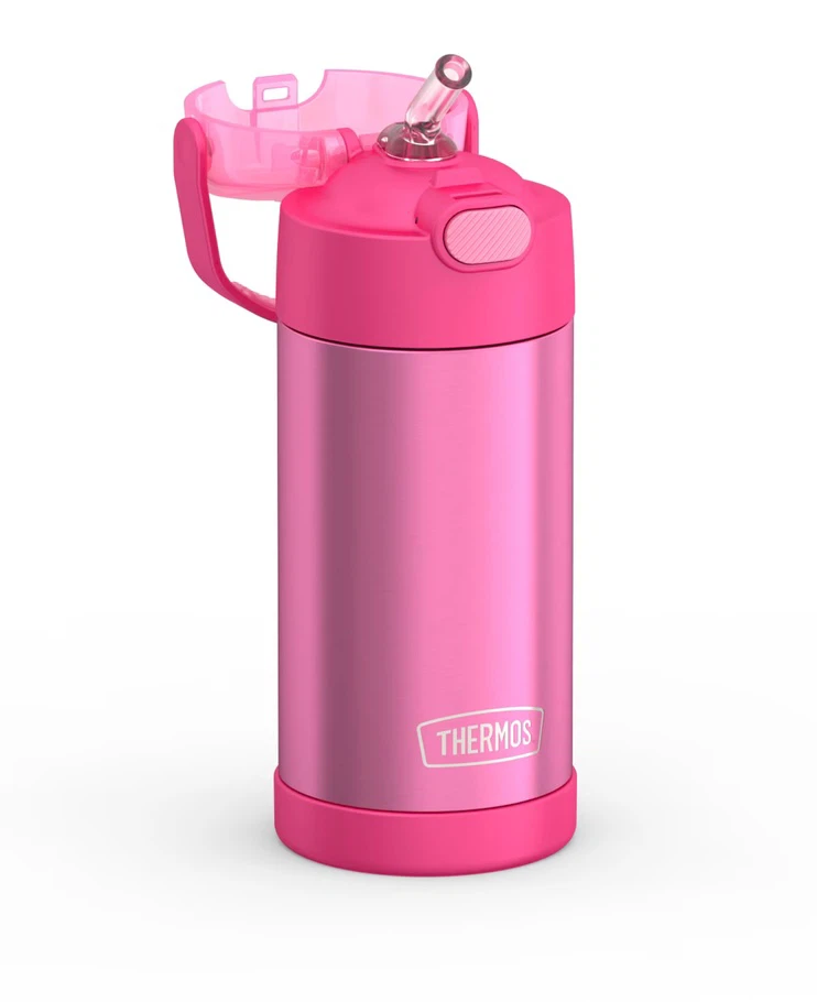 NEW Thermos Kids FUNtainer Water Bottle 355ml – Pink – $12 💗 - photo 4