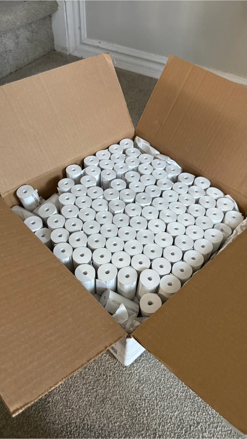 200 Rolls - 2 1/4” Cordless Thermal Paper Rolls - photo 2