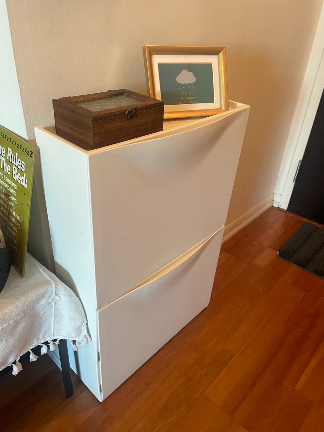 IKEA 2-Tier Slim Shoe Cabinet - photo 2