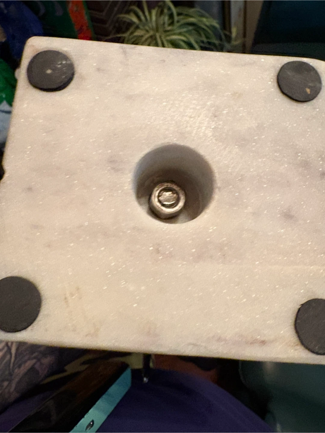 Decorative Metal Spiral Sculpture with Marble Base - photo 5