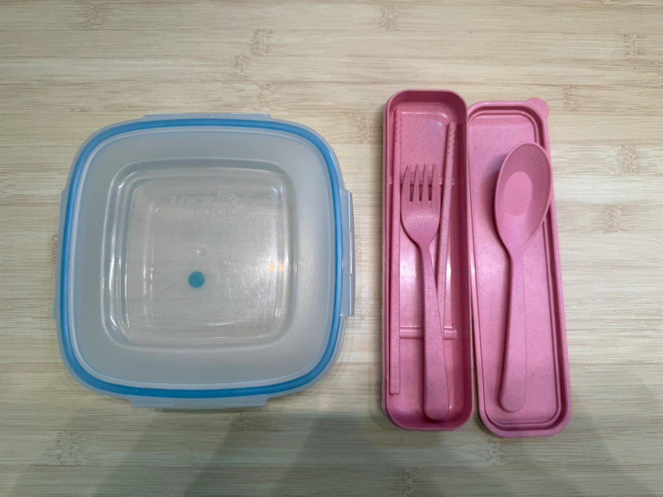 Lock & Lock Food Container and Cutlery Set