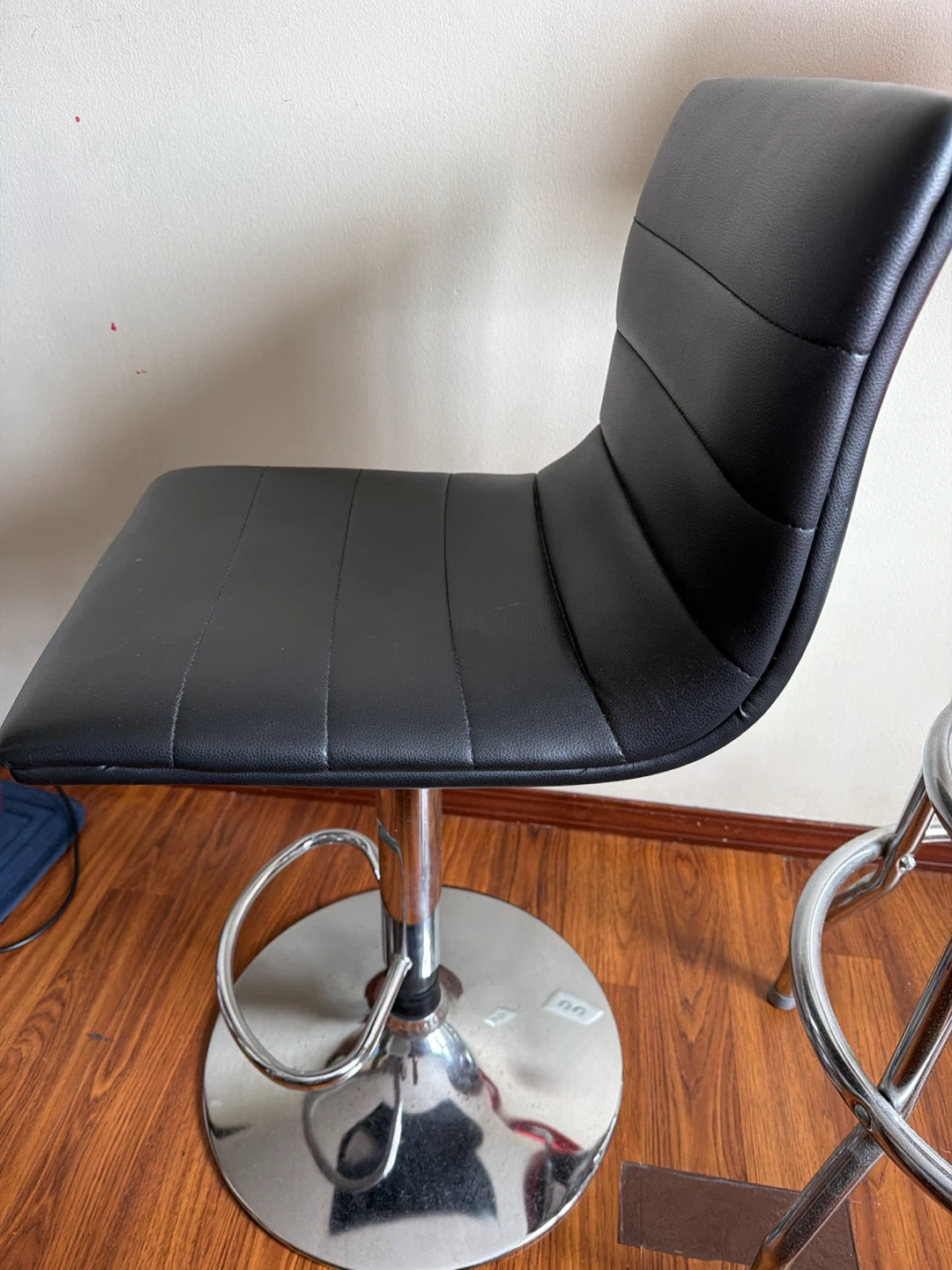 Modern Adjustable Black Bar Stool - photo 3