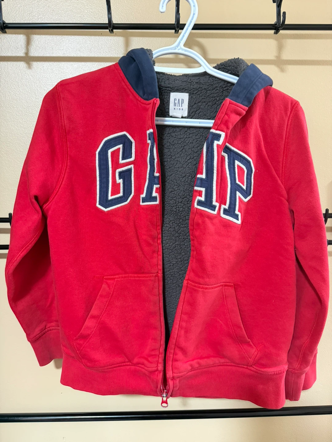 Abercrombie Red Zip-Up Hoodie - photo 4