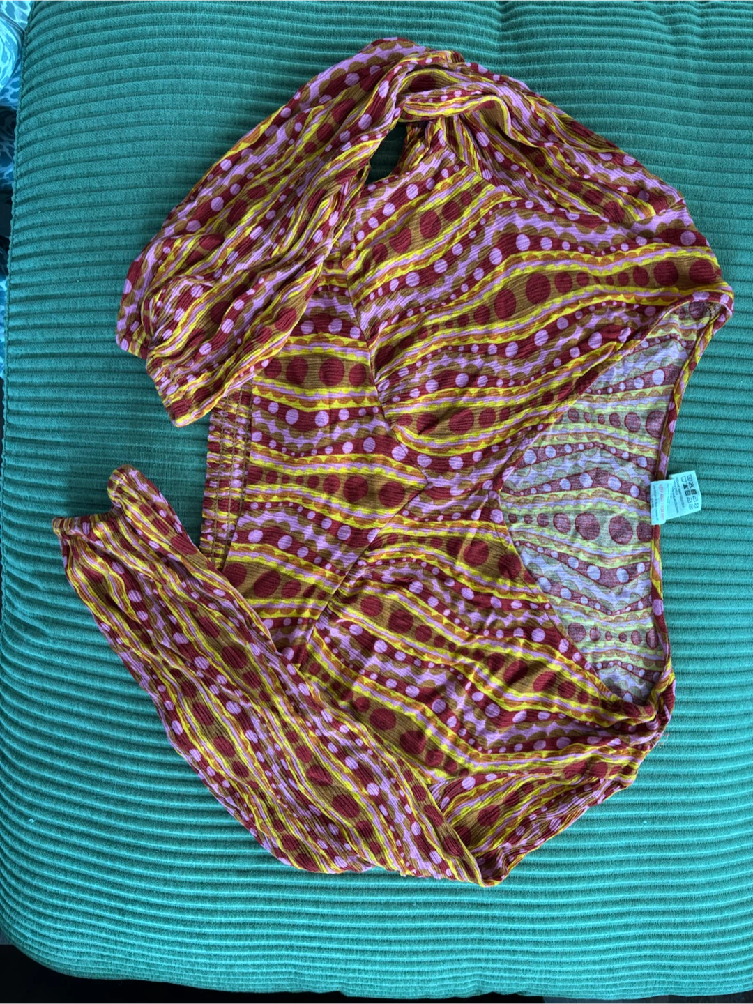 Lucy & Yak Patterned Long Sleeve Top