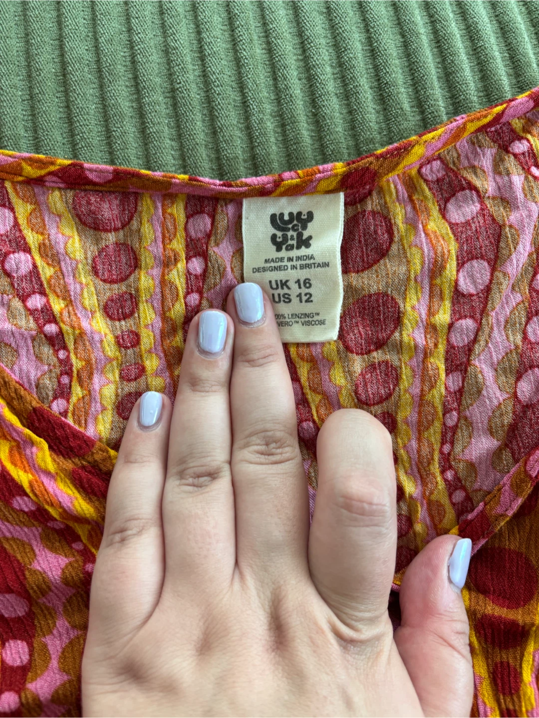 Lucy & Yak Patterned Long Sleeve Top - photo 2