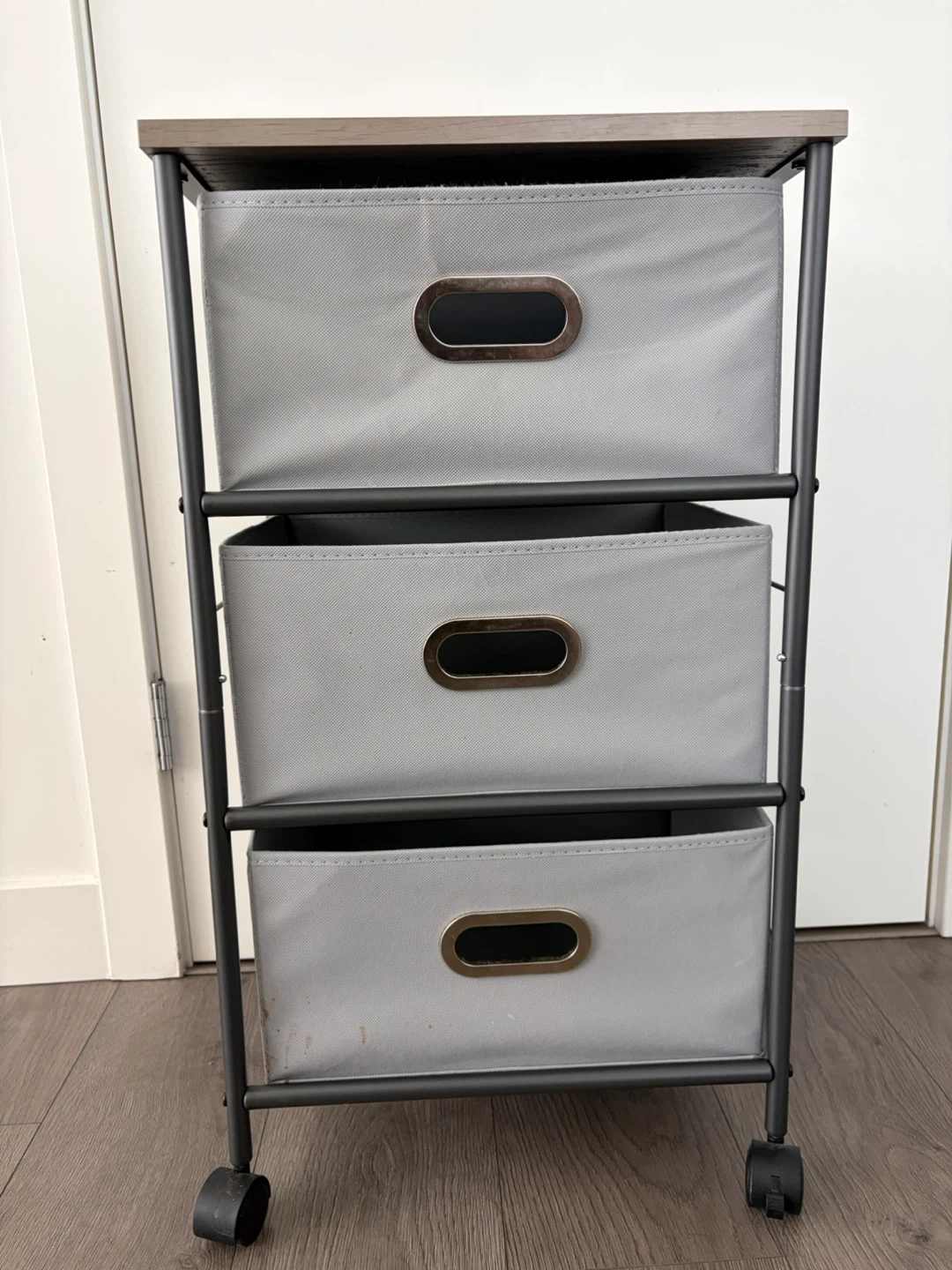 3-Drawer Fabric Storage Cart - photo 2