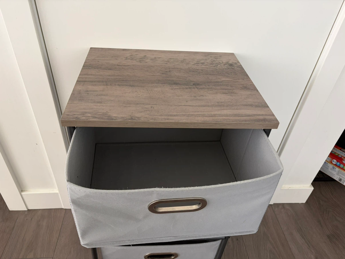 3-Drawer Fabric Storage Cart - photo 3