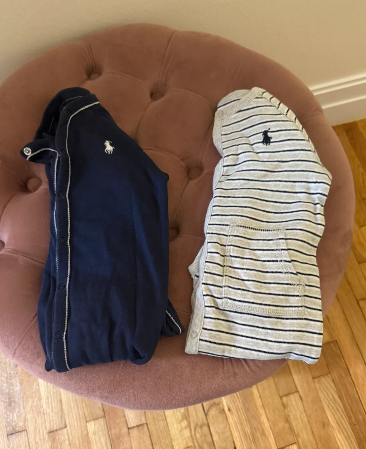 Two Ralph Lauren Baby Sleepers
