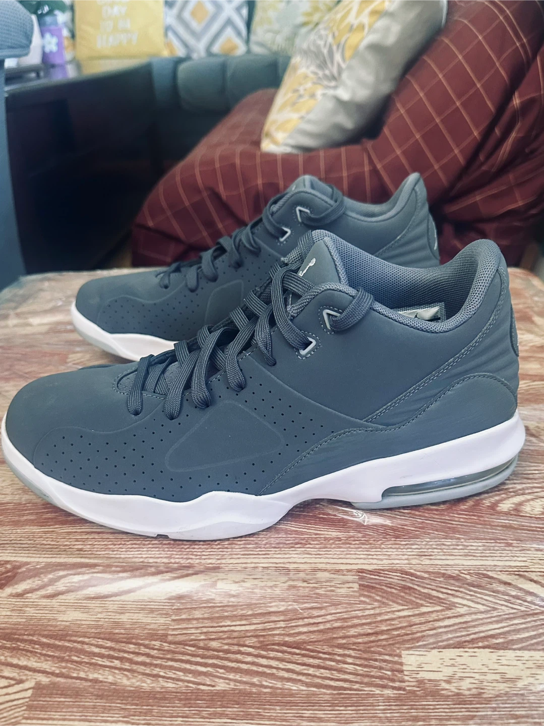 Jordan Max Aura Grey Sneakers waterproof size 10.5 - photo 3