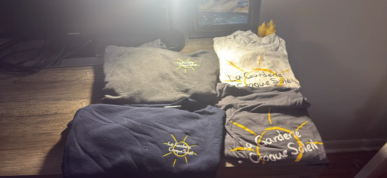 Croque soleil sweaters and shirts size M and S