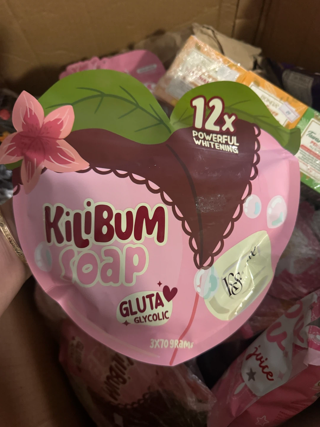 KiliBum Soap Gluta Glycolic 3x70g