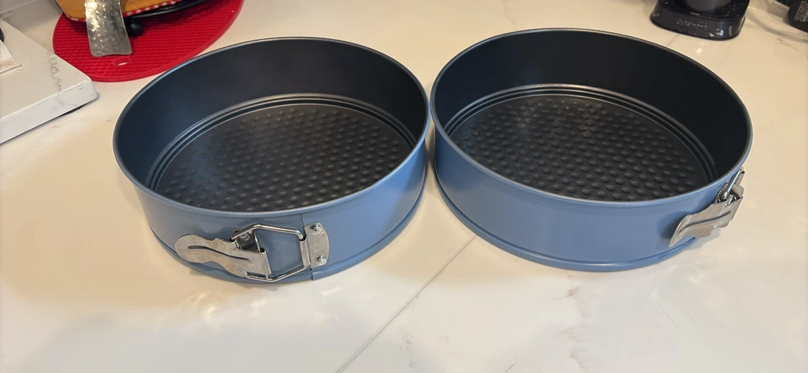 Brand new Two Blue Springform Pans