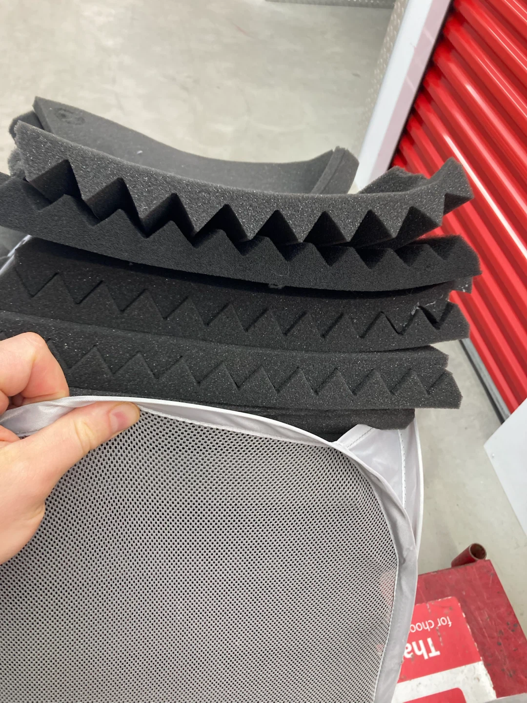 Acoustic Foam Panels with Storage Bag