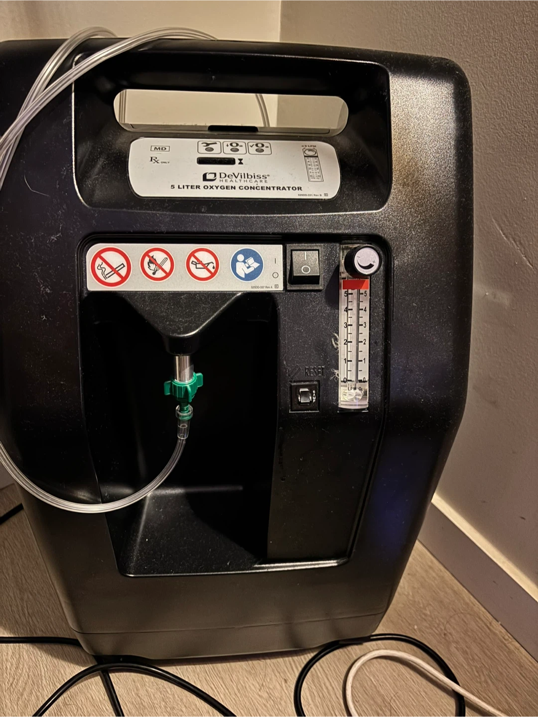 DeVilbiss 5 Liter Oxygen Concentrator