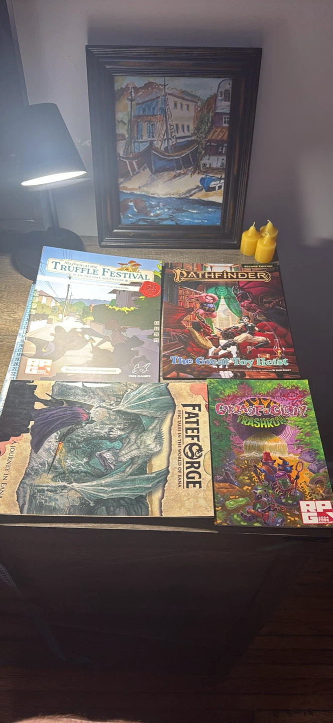 Set of 4 Roleplaying Game Adventure Books
