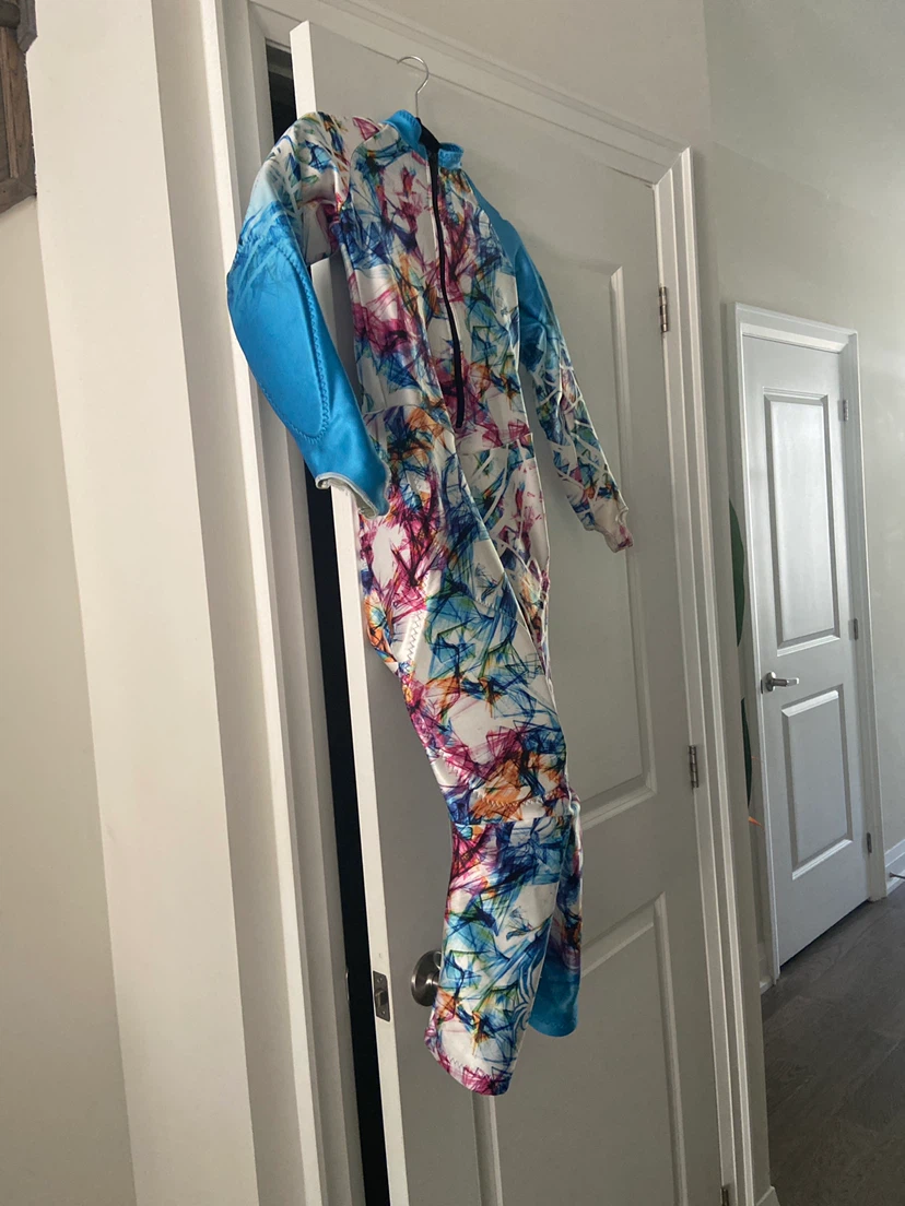 🏈Spyder Kids Padded Ski Race Suit size 14/16