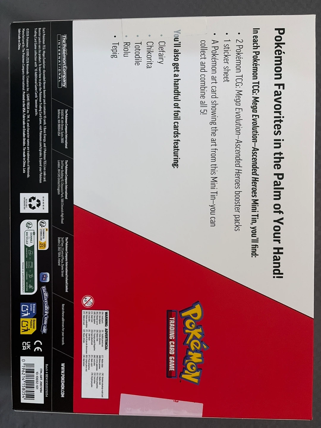 Pokemon Mega Evolution Ascended Heroes 5-Pack - photo 2