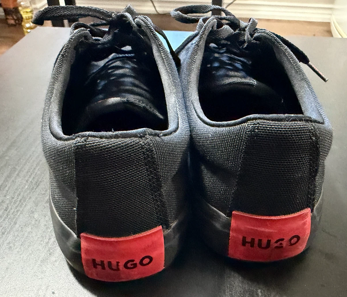HUGO Black Canvas Sneakers - photo 3