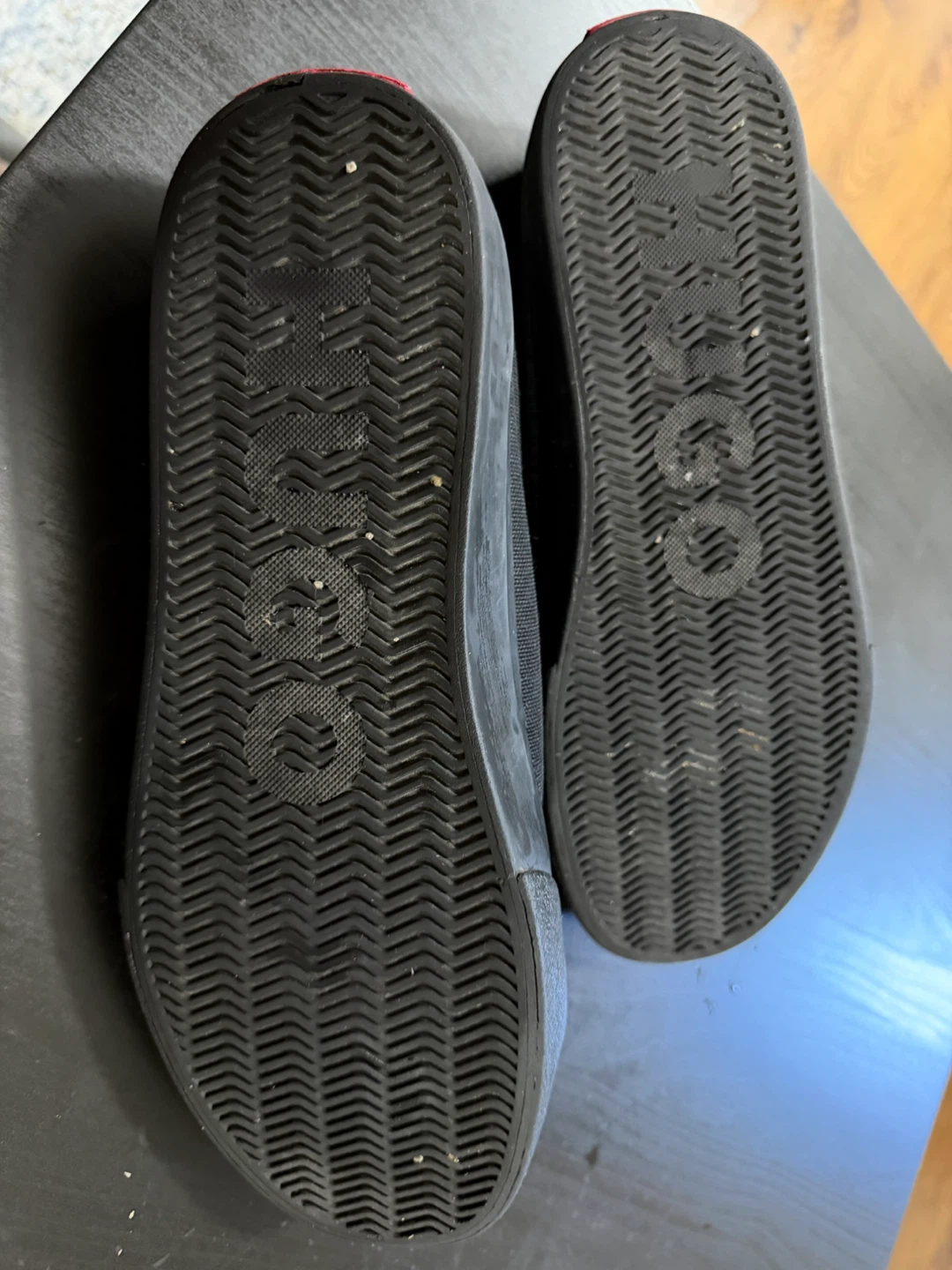 HUGO Black Canvas Sneakers - photo 4