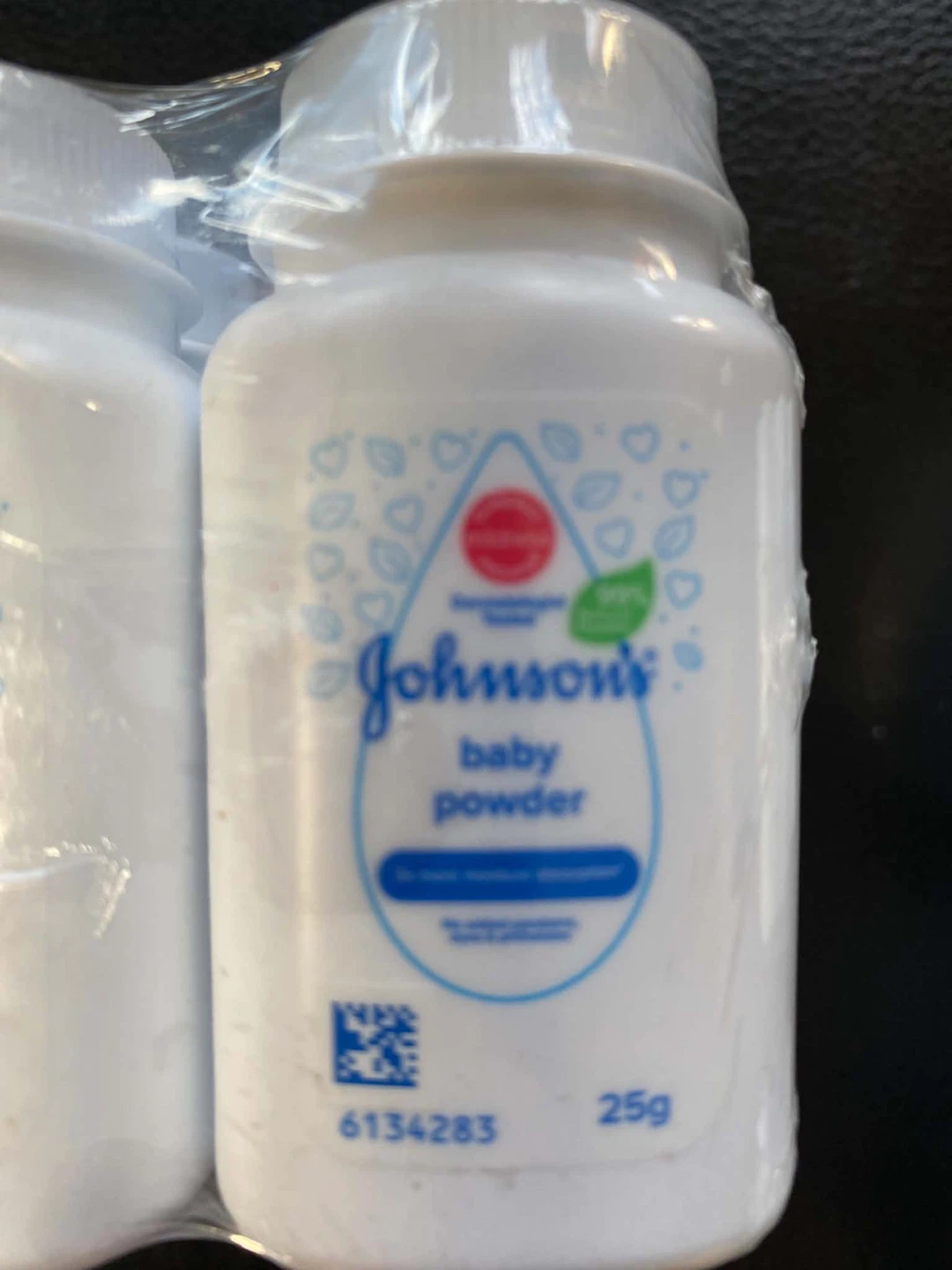 Johnson's Baby Powder 25g Bottles (Pack of 16)