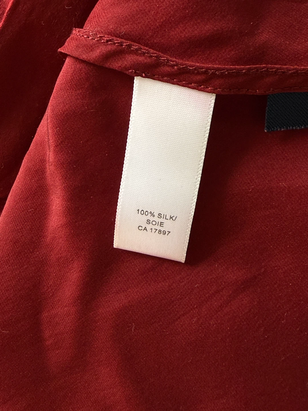 Banana Republic Red Silk Tank Top - photo 3