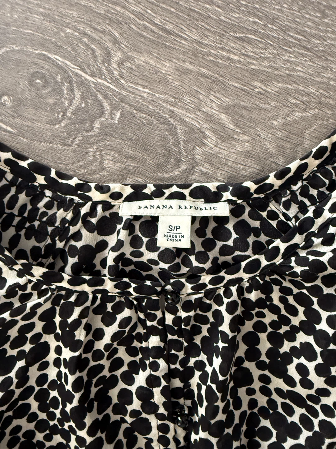 Banana Republic Polka Dot Silk Blouse - photo 2