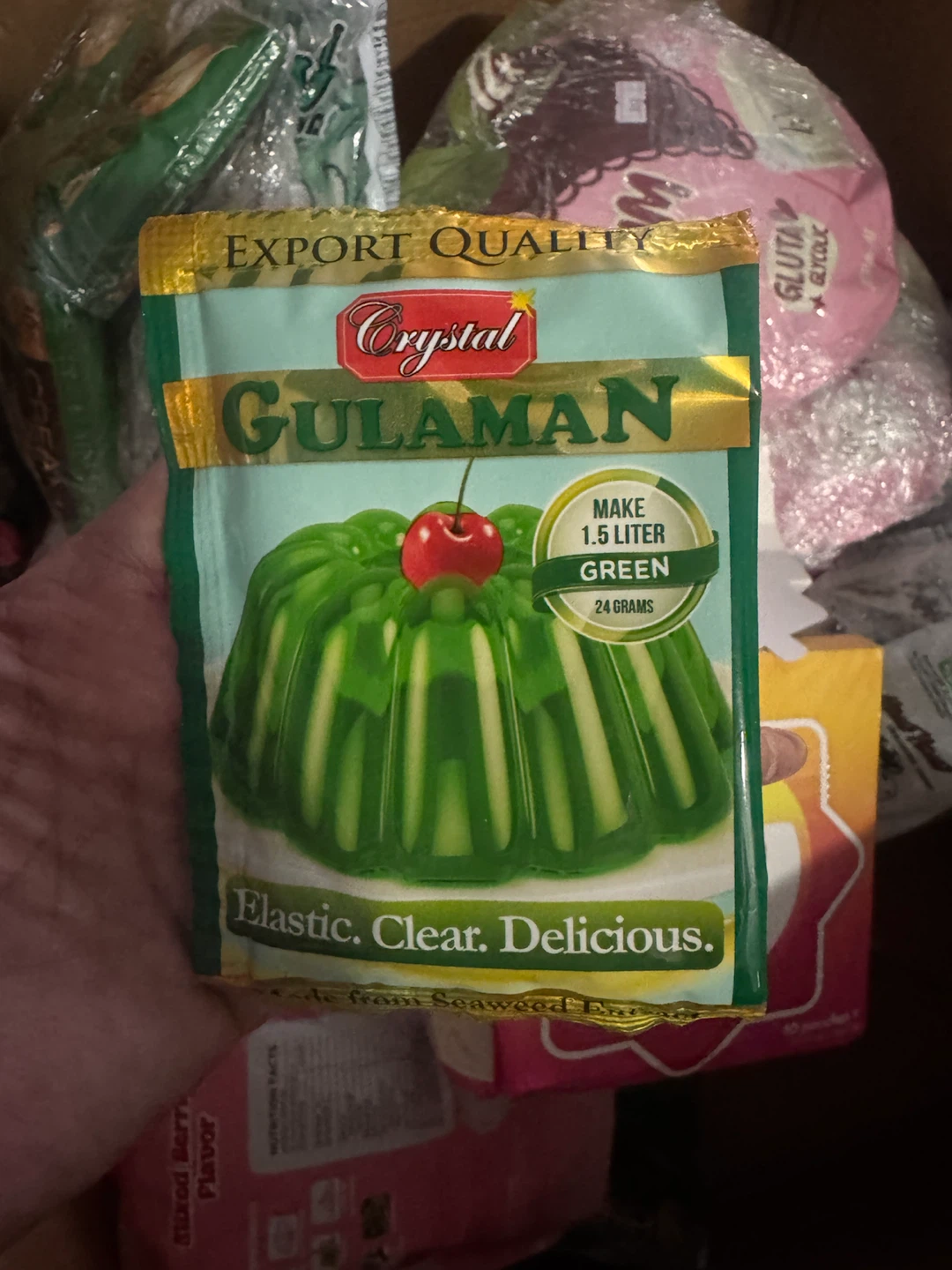 Assorted Crystal Gulaman Powder Packets