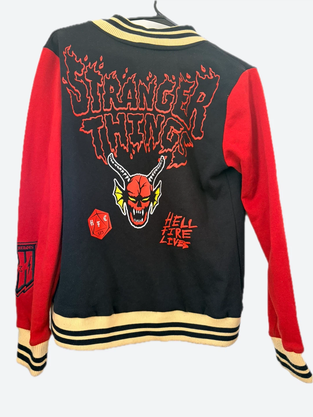 Netflix Stranger Things Hellfire Varsity Jacket - photo 2
