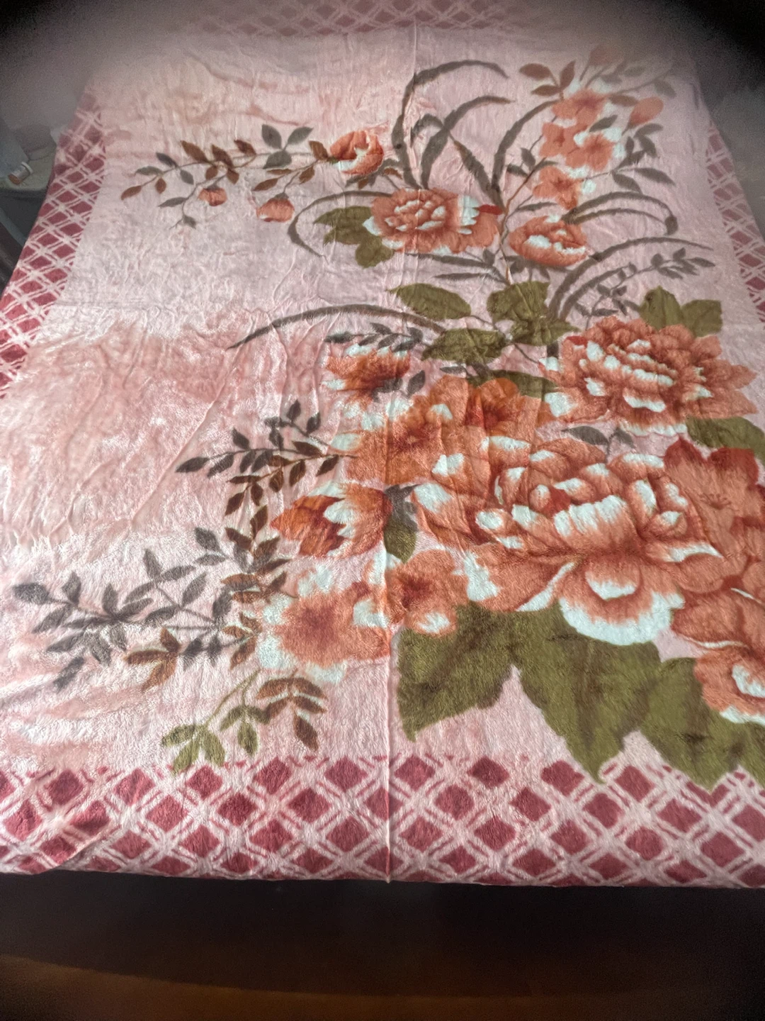 Floral Plush Blanket