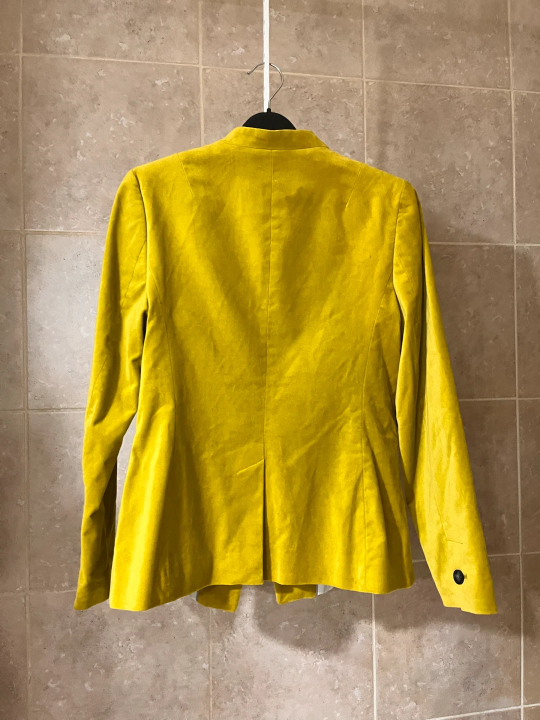 Banana Republic Mustard Yellow Velvet Blazer - photo 2
