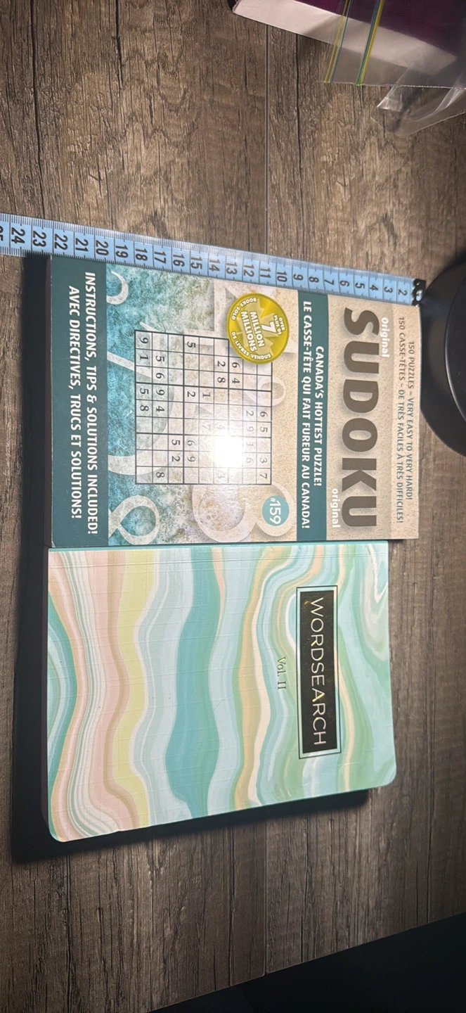 Sudoku Original and Wordsearch Vol. II Puzzle Books