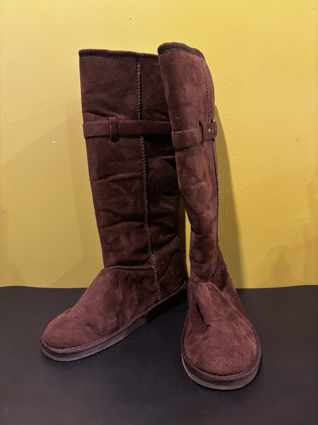 Brown Suede Boots