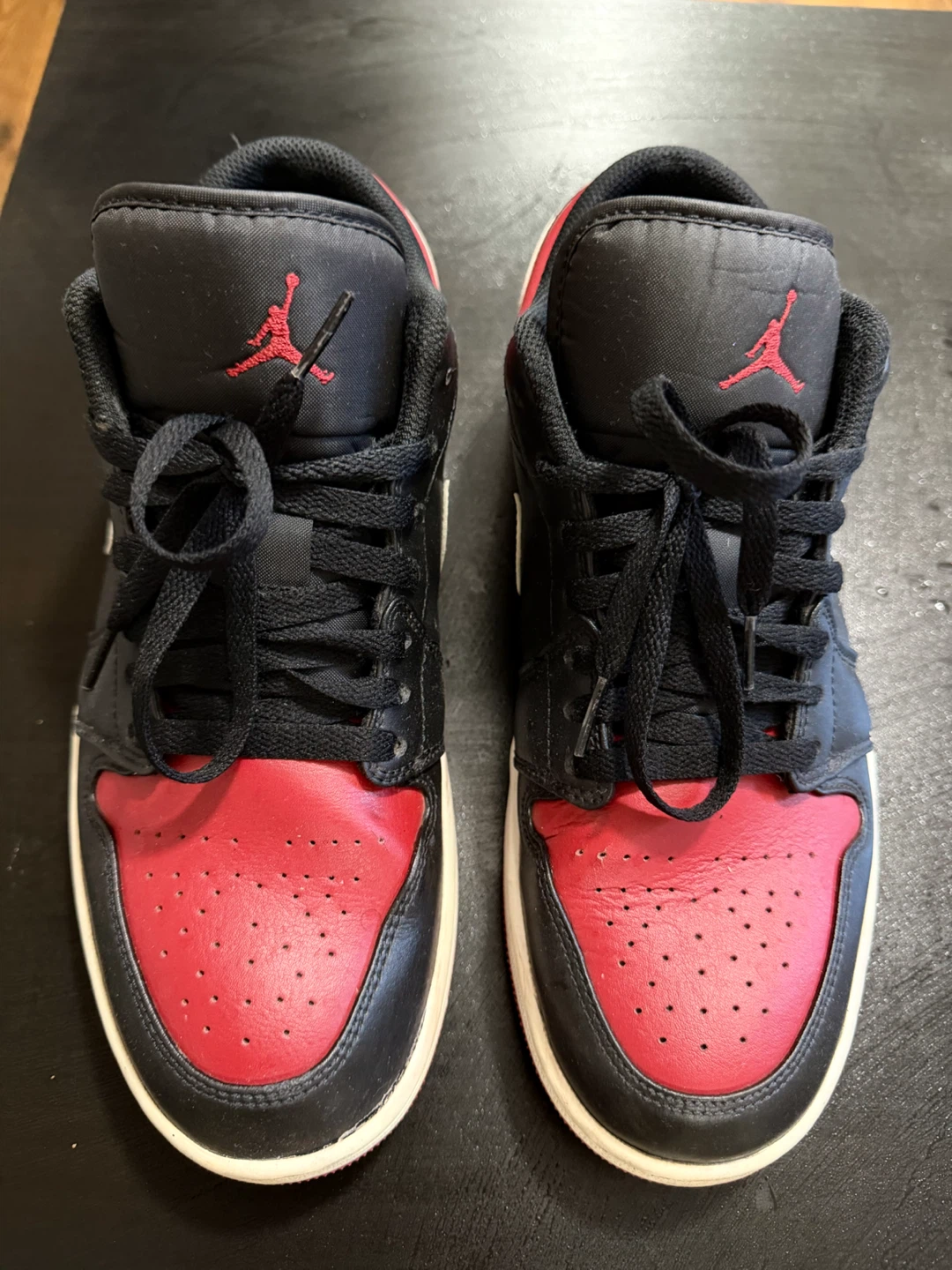 Nike Air Jordan 1 Low Black and Red