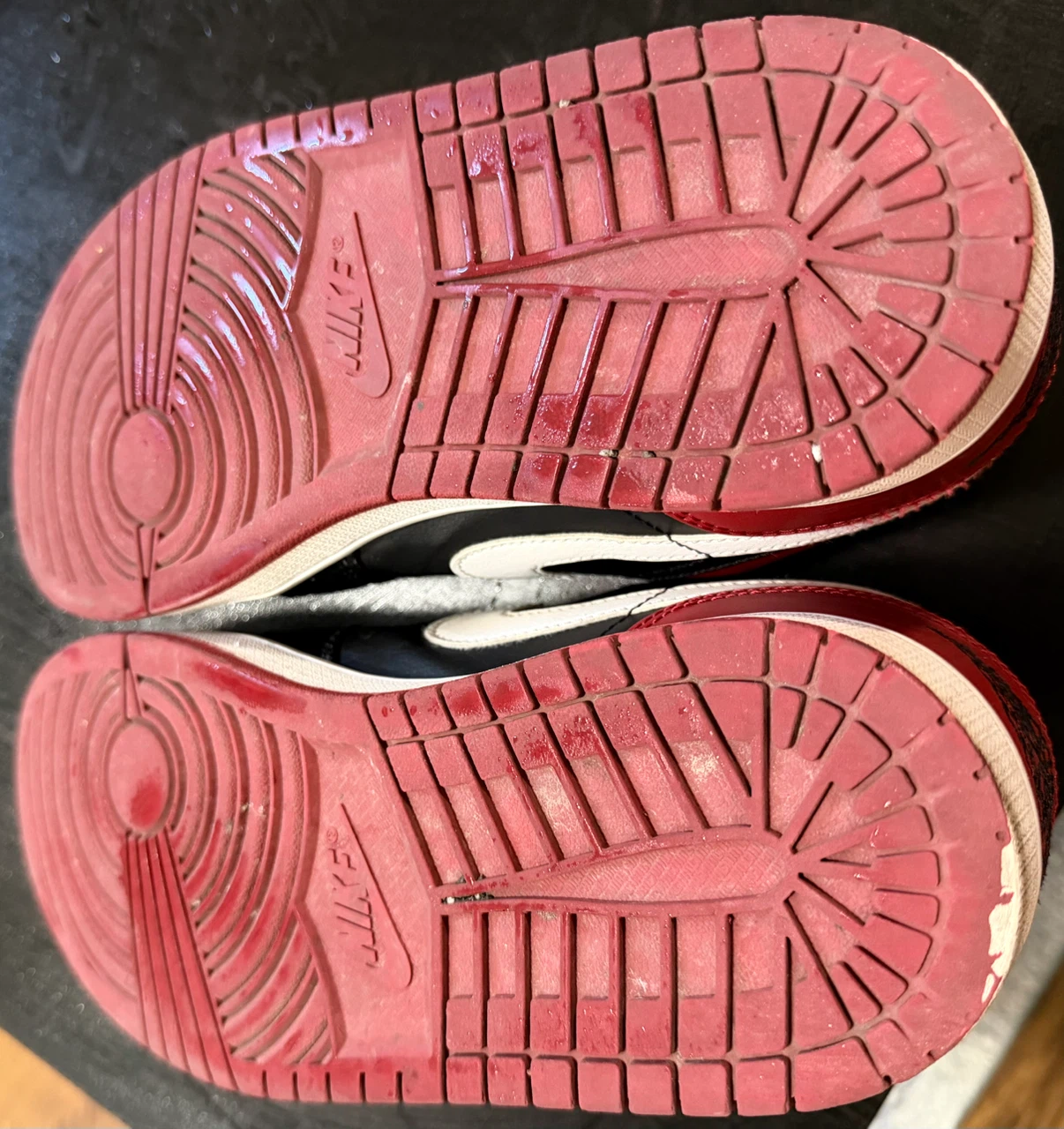 Nike Air Jordan 1 Low Black and Red - photo 3