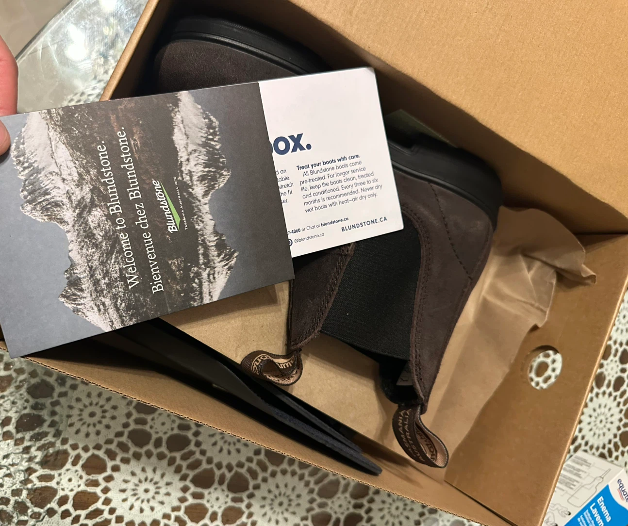 BRAND NEW Blundstone 2610 Dark Brown Waxed Suede Boots - photo 2