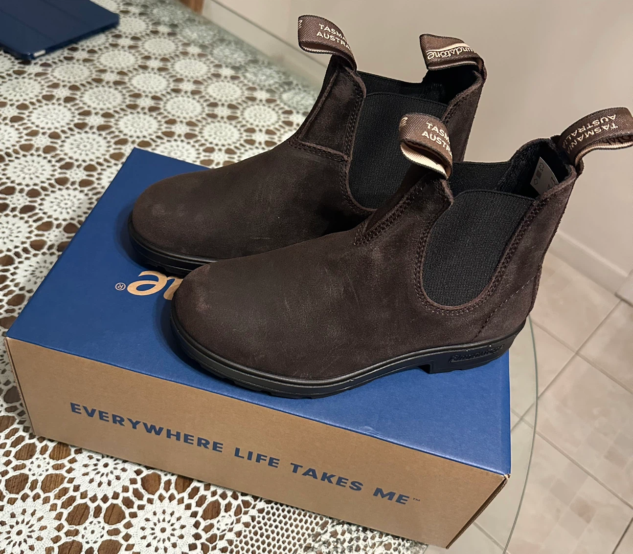 BRAND NEW Blundstone 2610 Dark Brown Waxed Suede Boots - photo 3