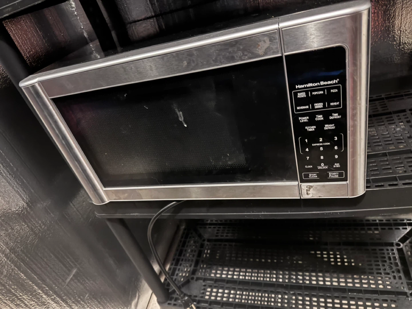 Hamilton Beach Stainless Steel Microwave