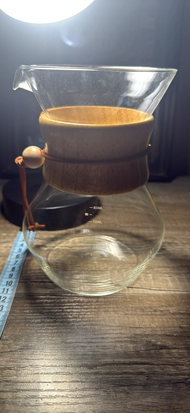 Glass Pour-Over Coffee Maker 800ml