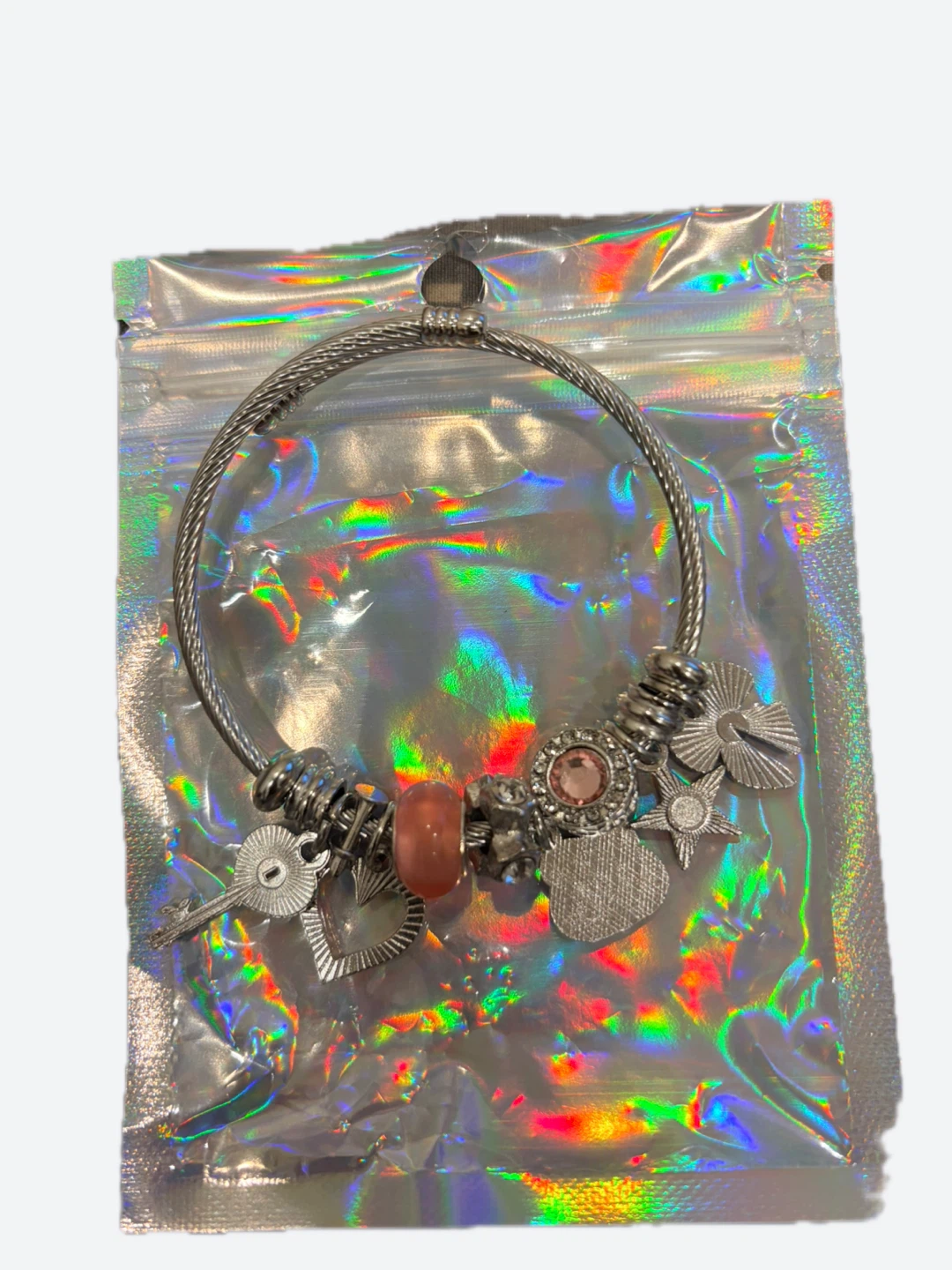 My Melody Pink Charm Bangle Bracelet - photo 3