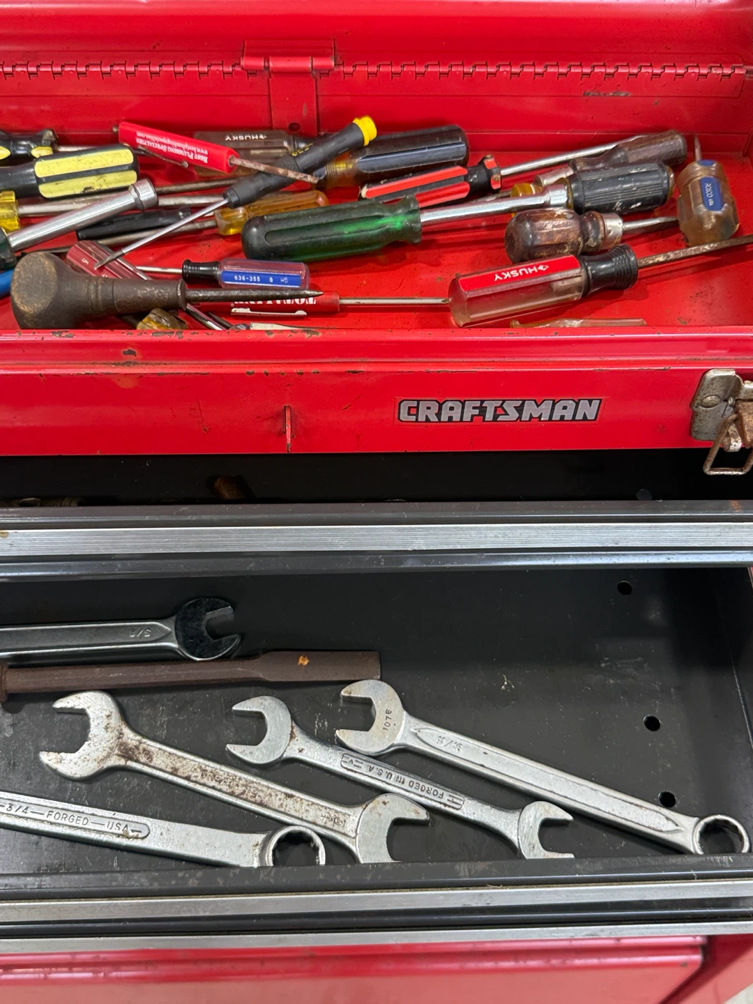 Red Craftsman Rolling Tool Chest and Top Box - photo 4