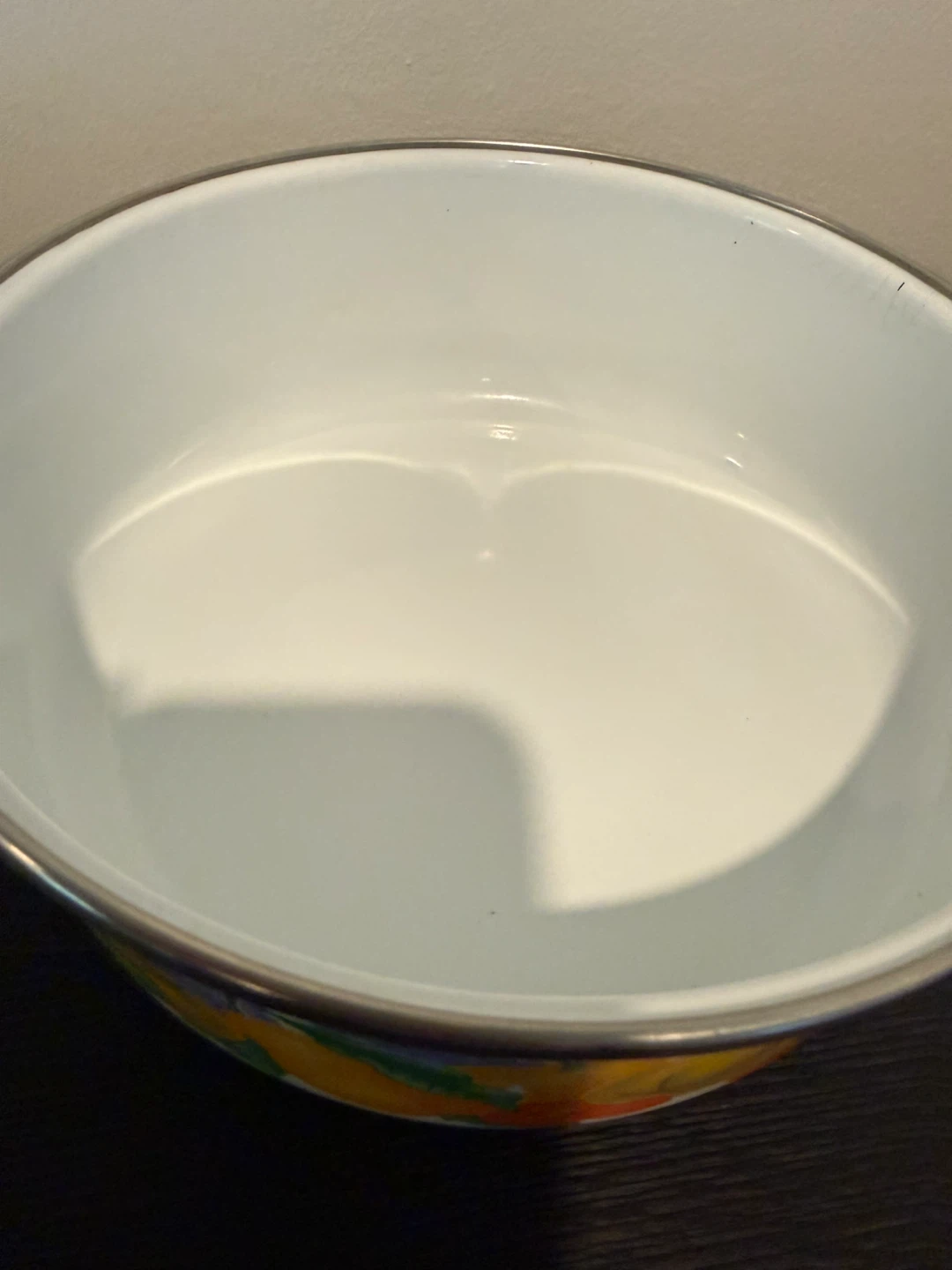 Set of 4 Vintage Enamel Fruit Print Mixing Bowls - photo 5